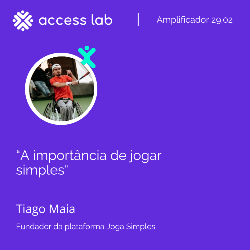 Imagem de Tiago Maia com o título da nova newsletter: A importância de jogar simples