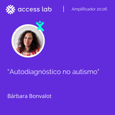 Imagem de Bárbara Bonvalot com o título da sua newsletter "Autodiagnóstico no autismo"